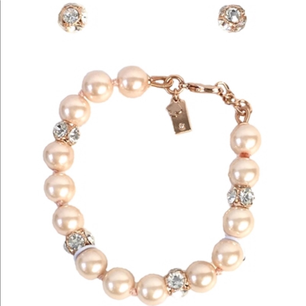 NIB Kate Spade Lady Marmalade Blush Pearl Set